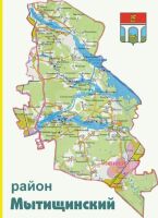 Карта-план Мытищинского района. 1985x2745-810Kb.